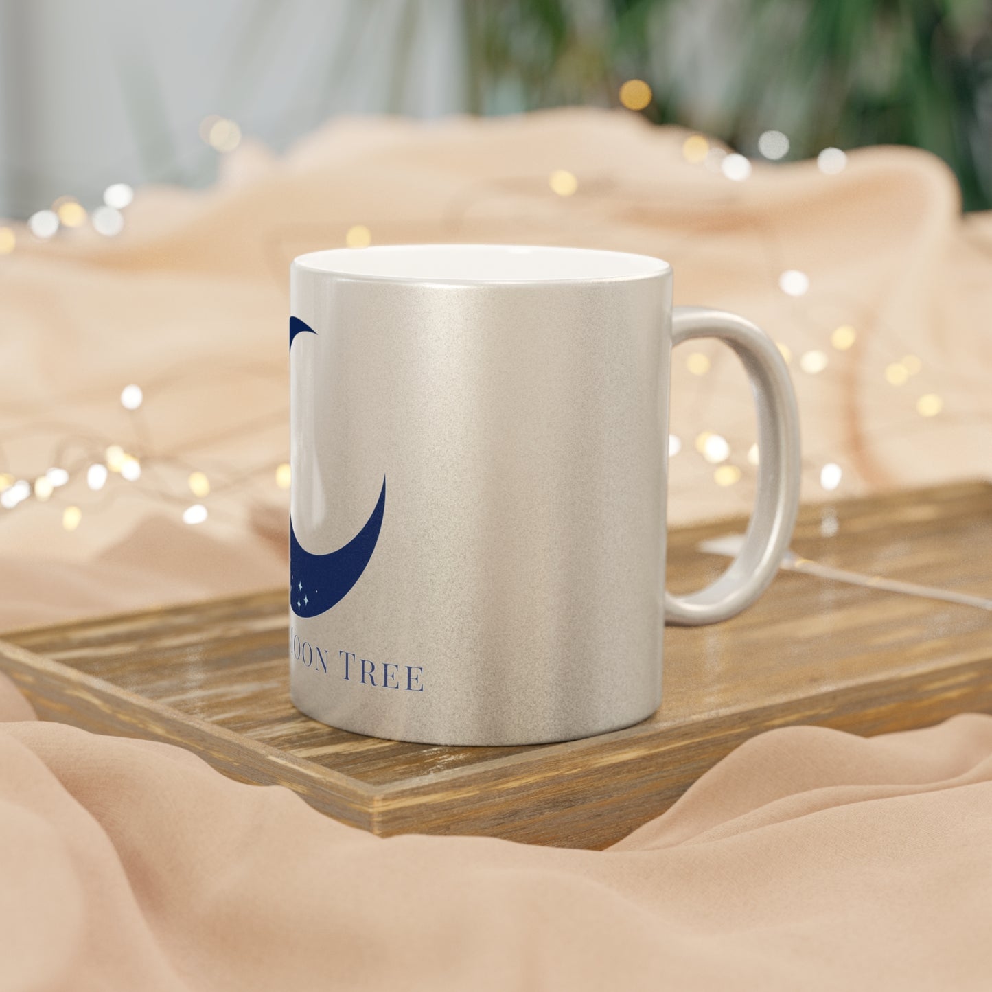 Sugar Moon Tree Signature Metallic Mug (Silver\Gold)