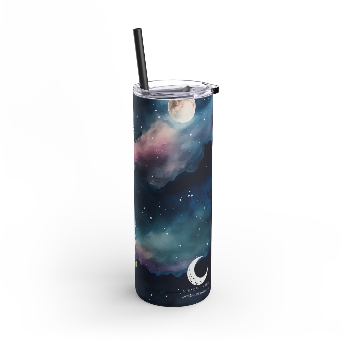 Sugar Moon Tree Skinny Matte Tumbler, 20oz