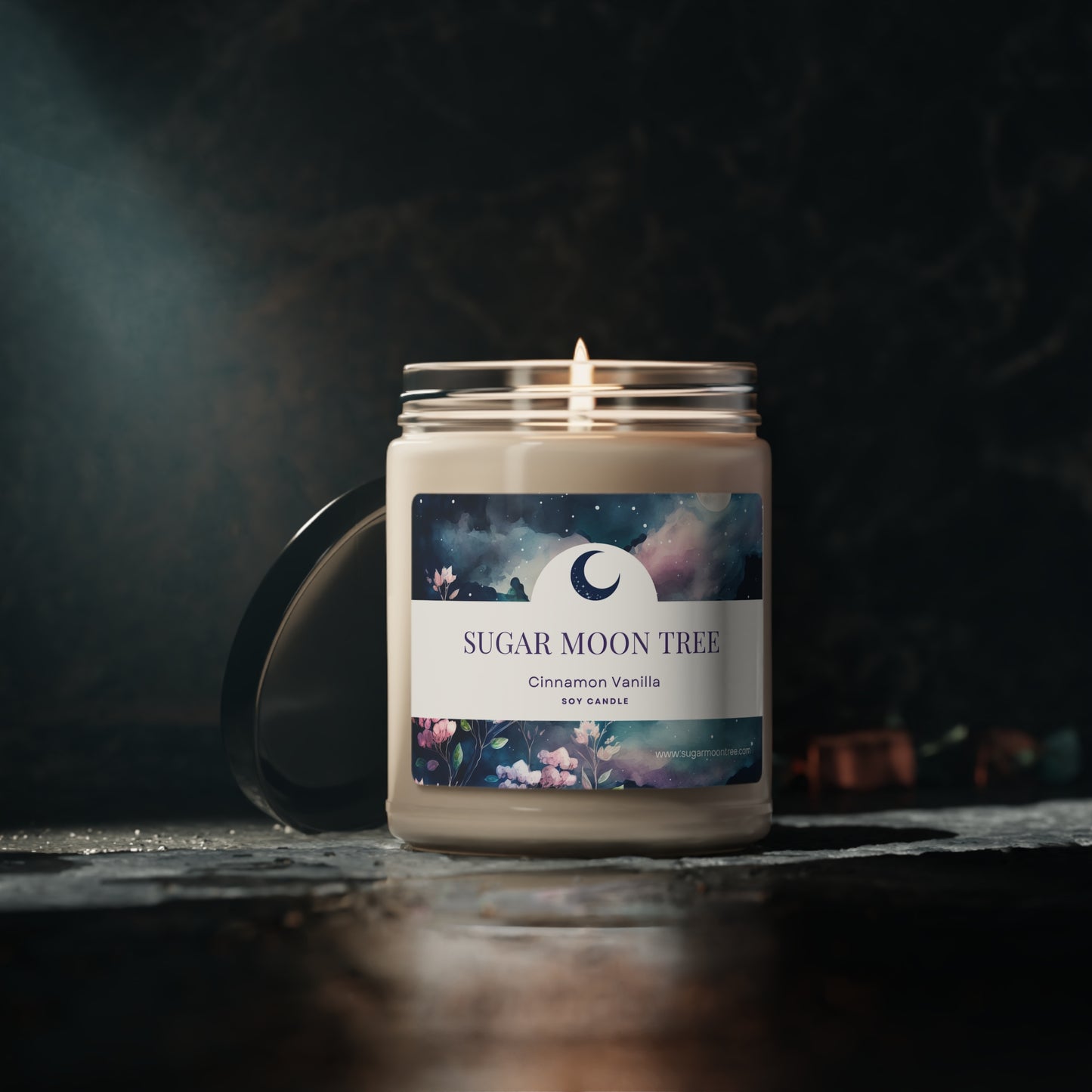 Cinnamon Vanilla Scented Soy Candle, 9oz