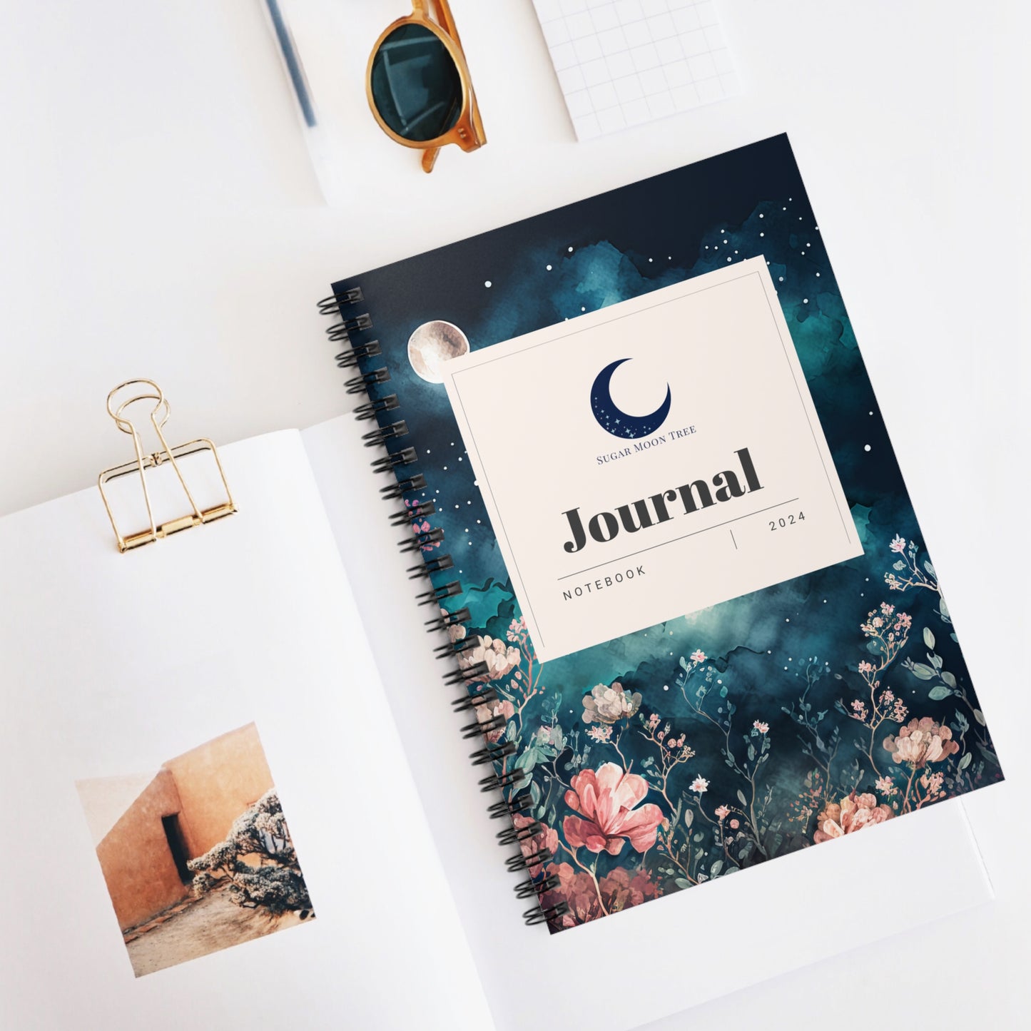 Sugar Moon Tree Signature Spiral Notebook - Ruled Line