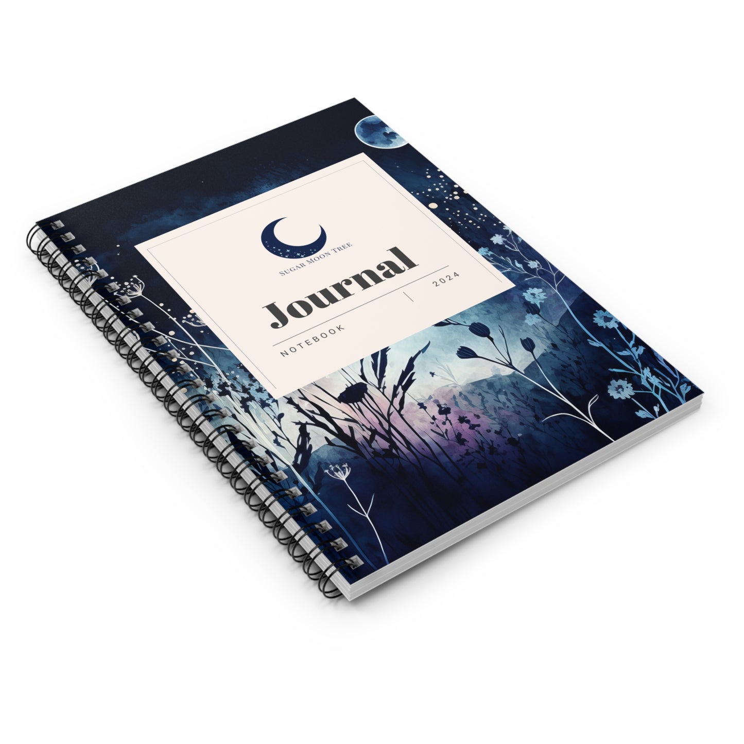 Sugar Moon Tree Signature Spiral Notebook - Ruled Line