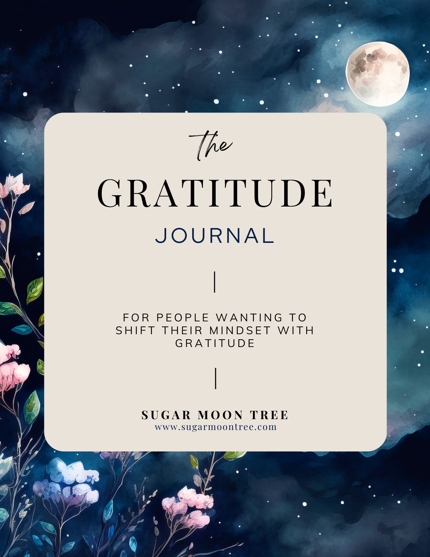 Sugar Moon Tree Gratitude Journal - Cultivate Mindfulness & Positivity