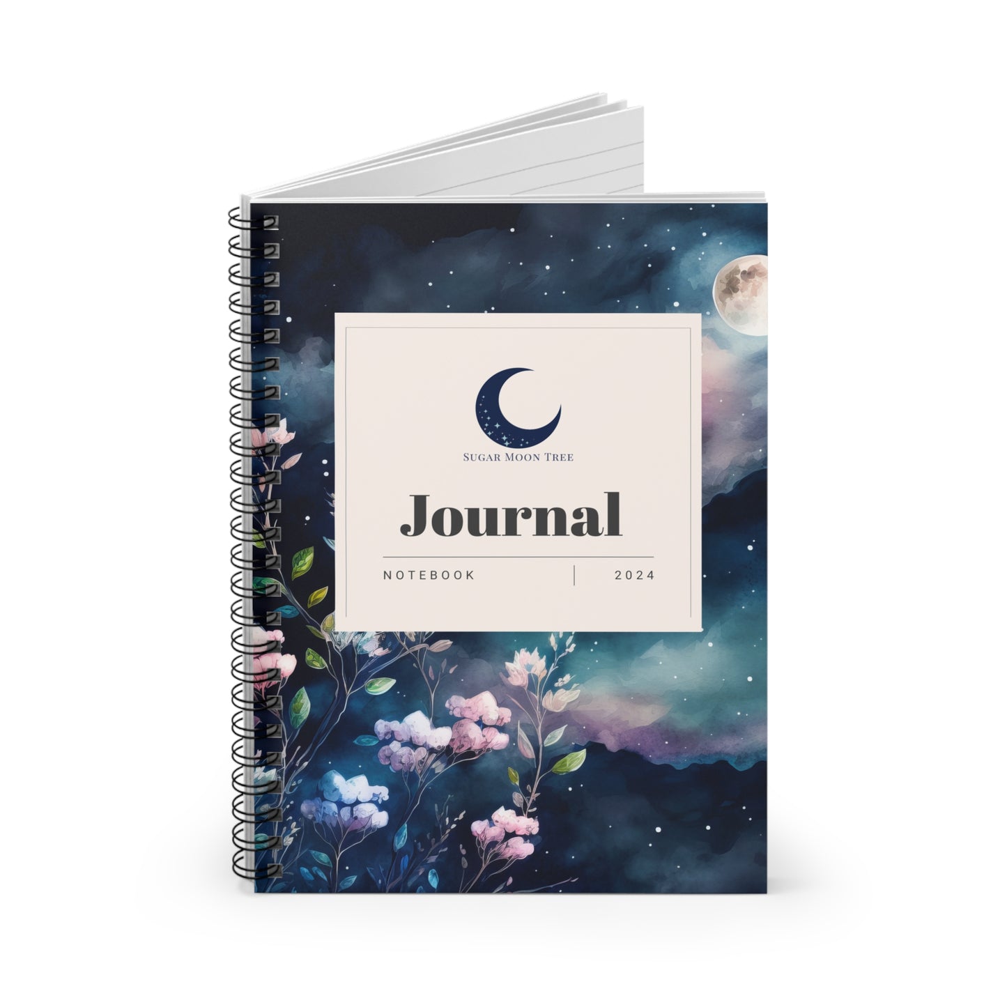 Sugar Moon Tree Signature Spiral Notebook - Ruled Line